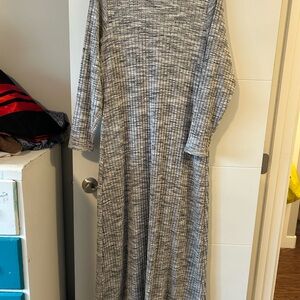 Old Navy Long Sleeve Gray Dress